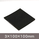 筋ゴムシート SJ01 3×100×100mm【和気産業】