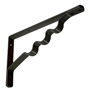 ハンガーブラケット TK-111 180mm ブラック【和気産業】|総合