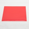 透明カラーゴム板【100mm角/厚さ1mm】赤【和気産業】