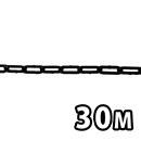 鉄 ヘビーリンクチェーン R-IW 30E 黒【30M】