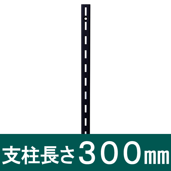 ピラシェル支柱 300mm 単品売り 黒 WPS001